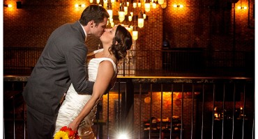 Ferrara54 Bride and groom at Mile High Station wedding