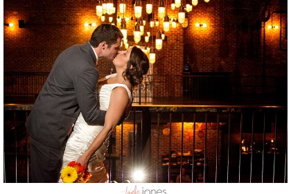 Ferrara54 Bride and groom at Mile High Station wedding