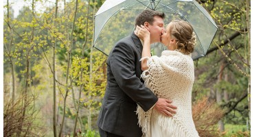 SuttonBlog48 Nick and Kathleen bride and groom portraits with umbrella at Pines at Genesee wedding