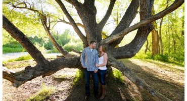 BlogMJ25 Colorado engagement shoot at Lair O the Bear with a tree