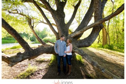 BlogMJ25 Colorado engagement shoot at Lair O the Bear with a tree