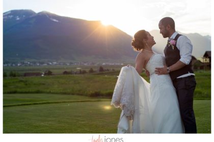 Blog159 Wedding reception at The Club at Crested Butte couple portraits bride and groom