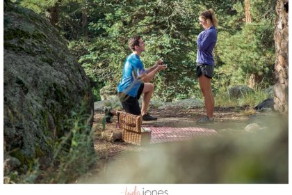 CaleBlog15 Colorado engagement and wedding proposal at Elk Preserve Evergreen, Colorado