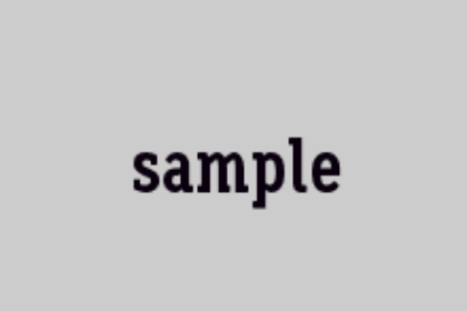 sample