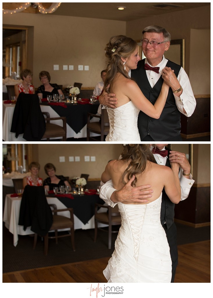 Father daughter dance at Perry Park wedding