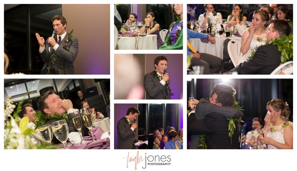 Speeches at Reception at Pines at Genesee wedding