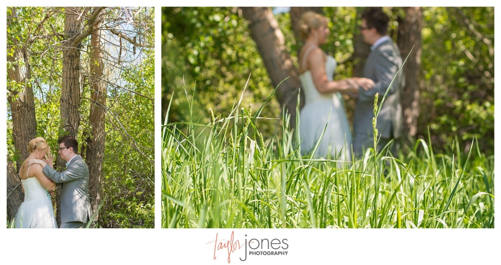 First look for Colorado wedding at Pines at Genesee wedding