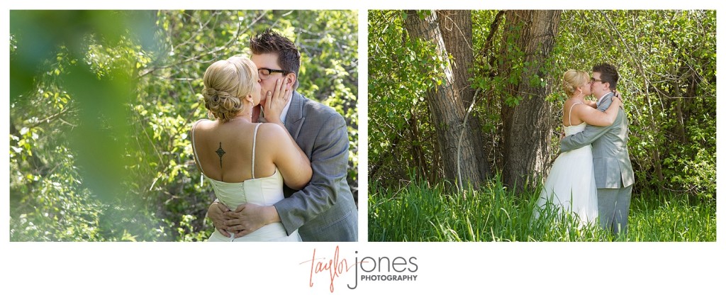First look for Colorado wedding at Pines at Genesee wedding