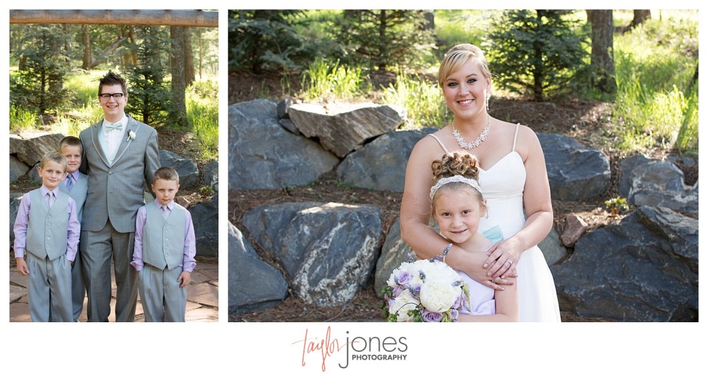 Portrait images at Pines at Genesee spring wedding with Cortney and Matt