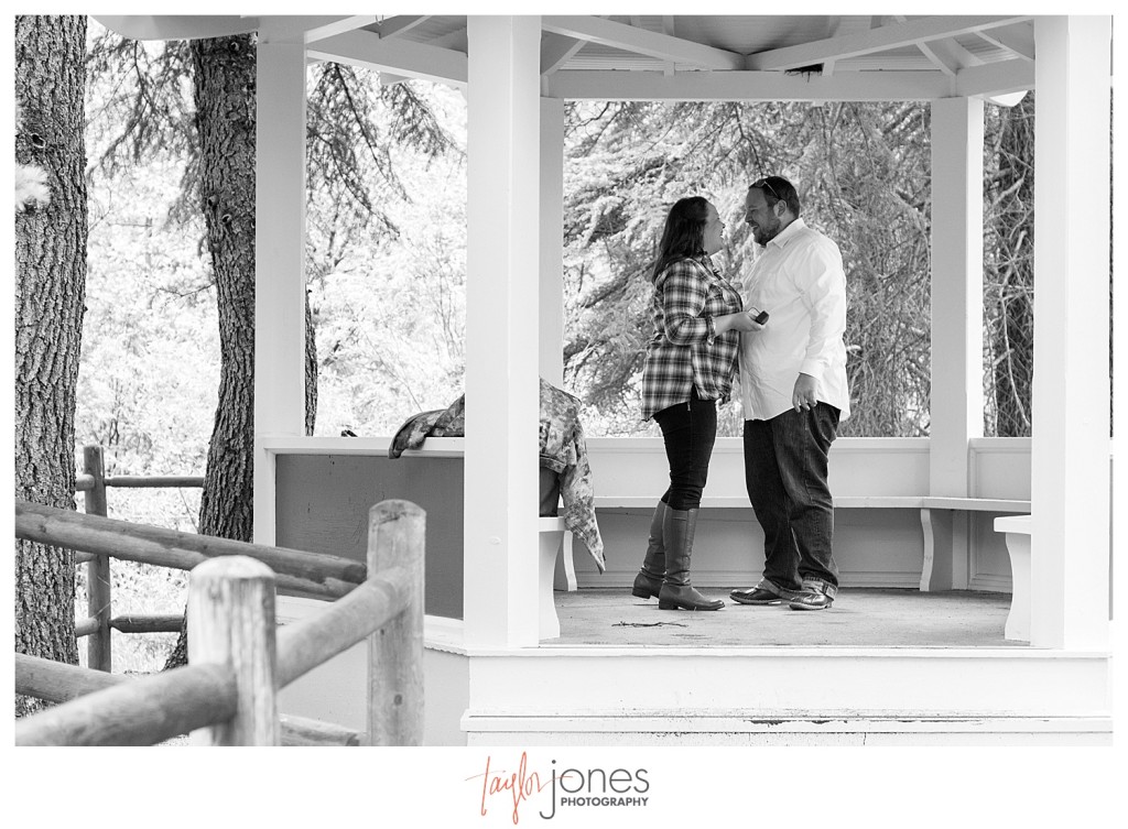 Austin and Morgan engagement proposal at Pine Valley Ranch Park Colorado