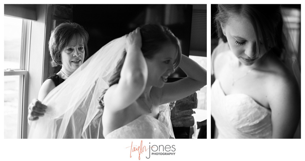 Grand Lake Colorado wedding bride getting ready