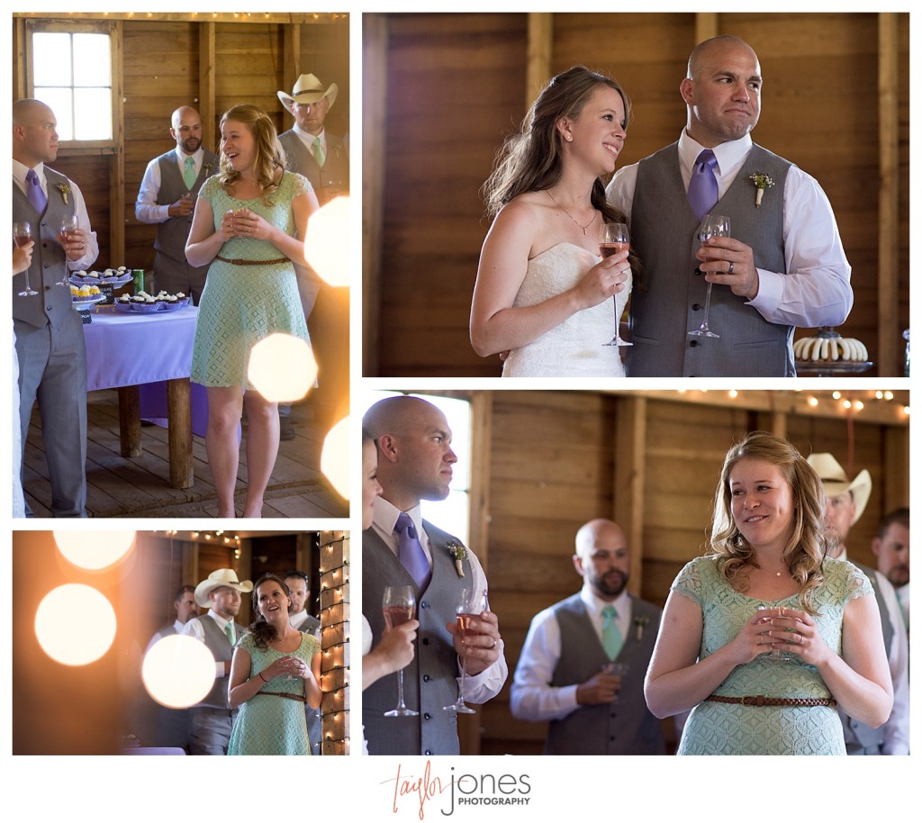 Grand Lake Colorado wedding at the Double A Barn reception