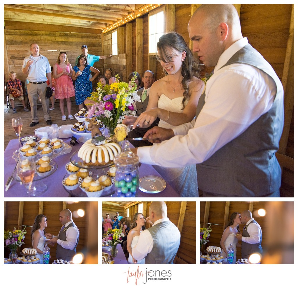 Grand Lake Colorado wedding at the Double A Barn reception