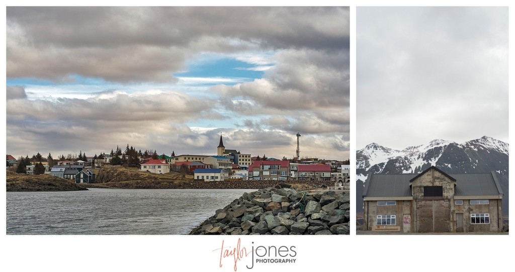 Iceland coastal city