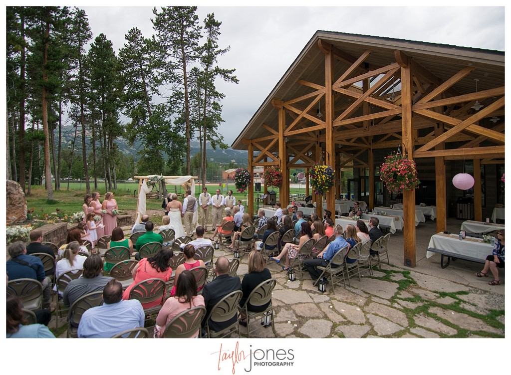 Breckenridge mountain wedding ceremony