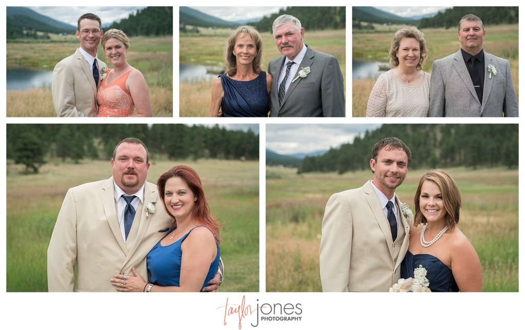 Deer Creek Valley Ranch wedding family portraits