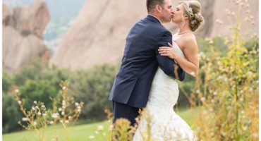 Klaffke20 Arrowhead Golf Course fall wedding bride and groom first look portraits
