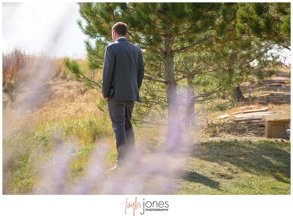 Parker Colorado wedding first look