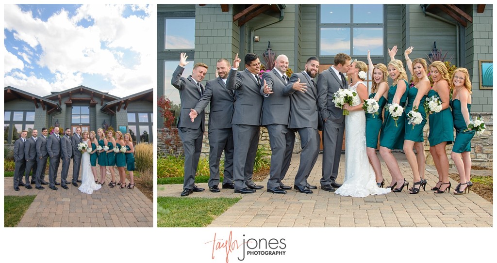 Parker Colorado wedding bridal party