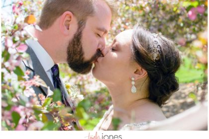 Blog44 Bride and groom at Hudson Gardens wedding
