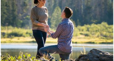 Blog05 Rocky Mountain National Park engagement proposal at Sprague Lake