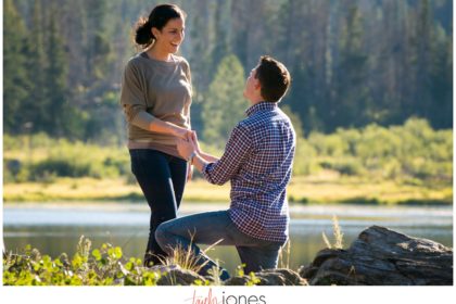 Blog05 Rocky Mountain National Park engagement proposal at Sprague Lake