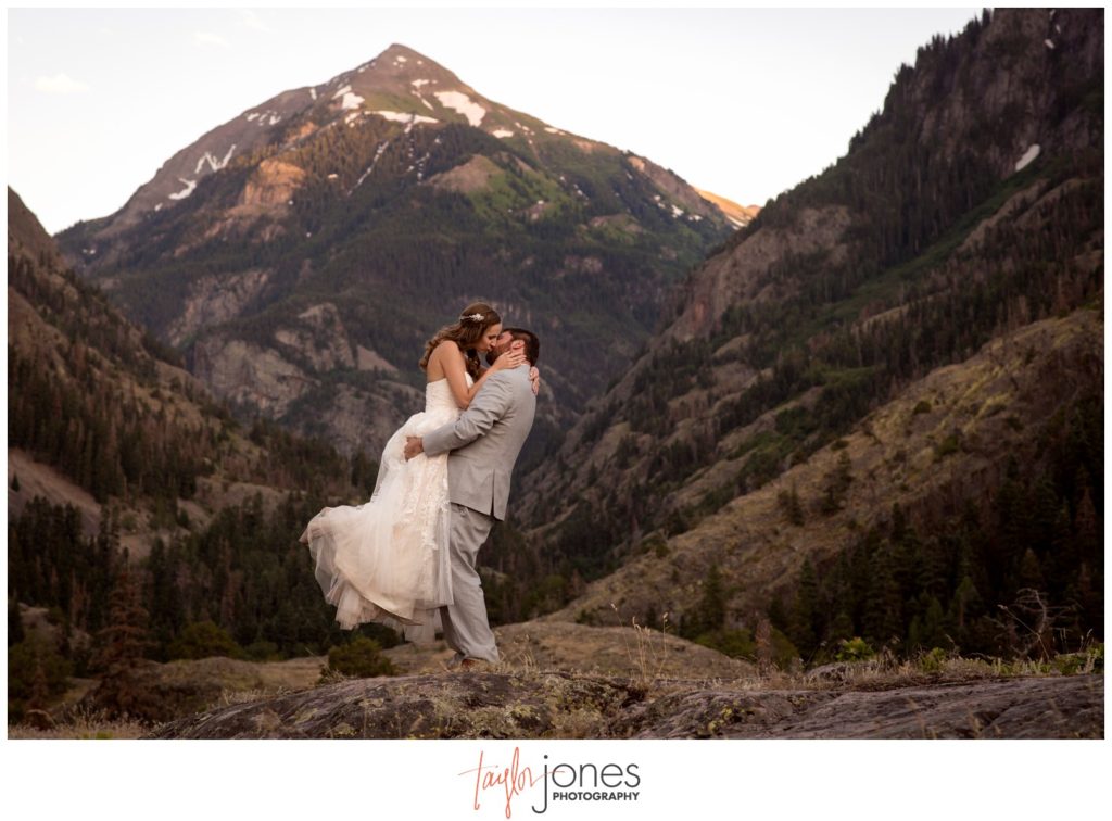 Ouray Colorado wedding photographer at the Beaumont Hotel