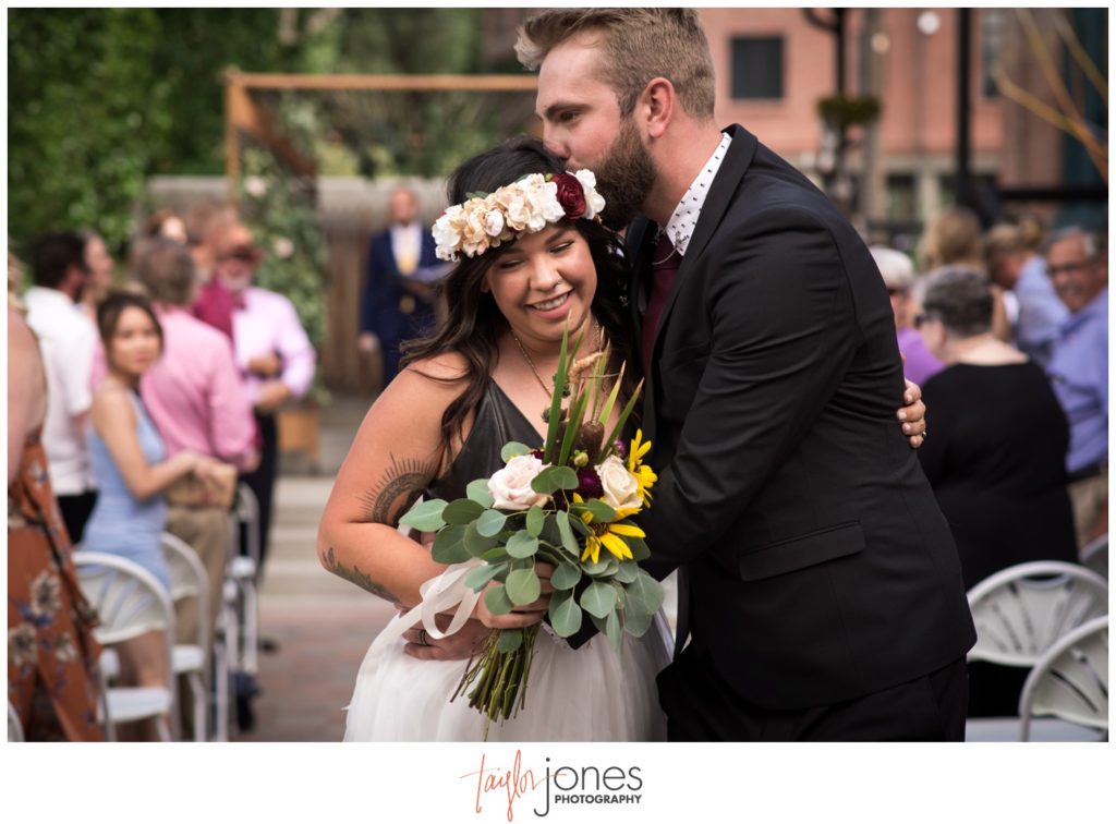 Salida Colorado wedding photographer at the Salida SteamPlant wedding ceremony