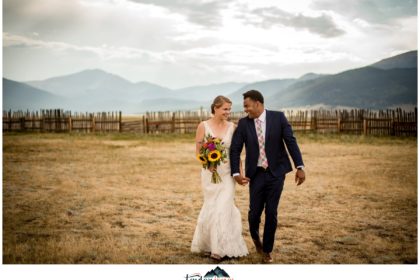 GuytonRanchWeddingPhotographerBM097 Guyton Ranch wedding bride and groom in Jefferson Colorado