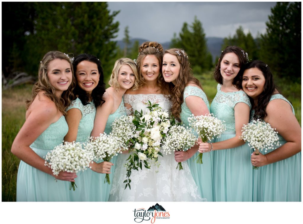 Winding River Ranch Wedding of Mike and Melissa bridal party portraits