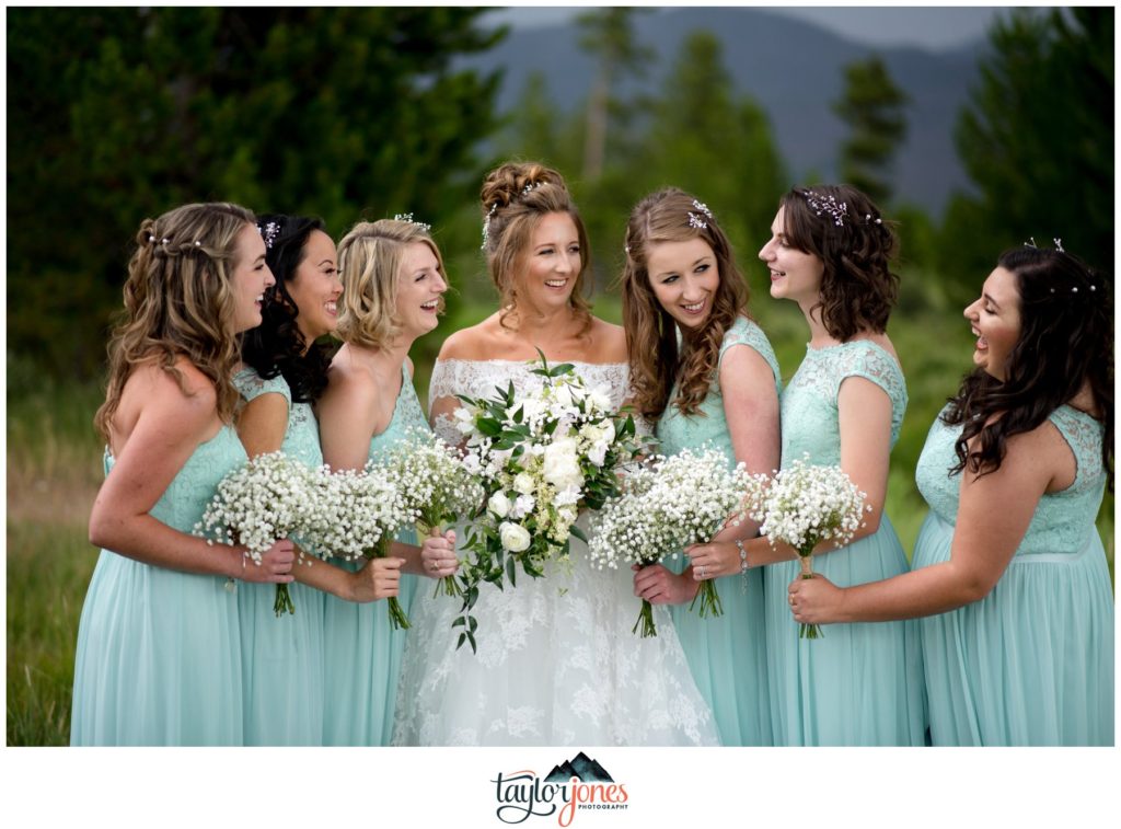 Winding River Ranch Wedding of Mike and Melissa bridal party portraits