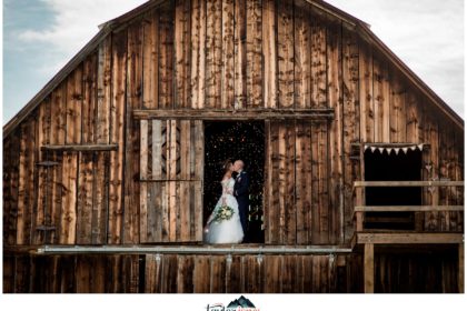 WindingRiverRanchWedding-MM193 Winding River Ranch Wedding of Mike and Melissa wedding bride and groom couple portraits in barn