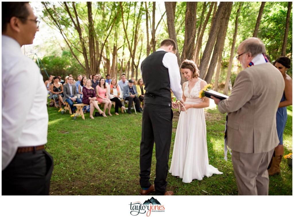 Eden West Ranch Wedding ceremony