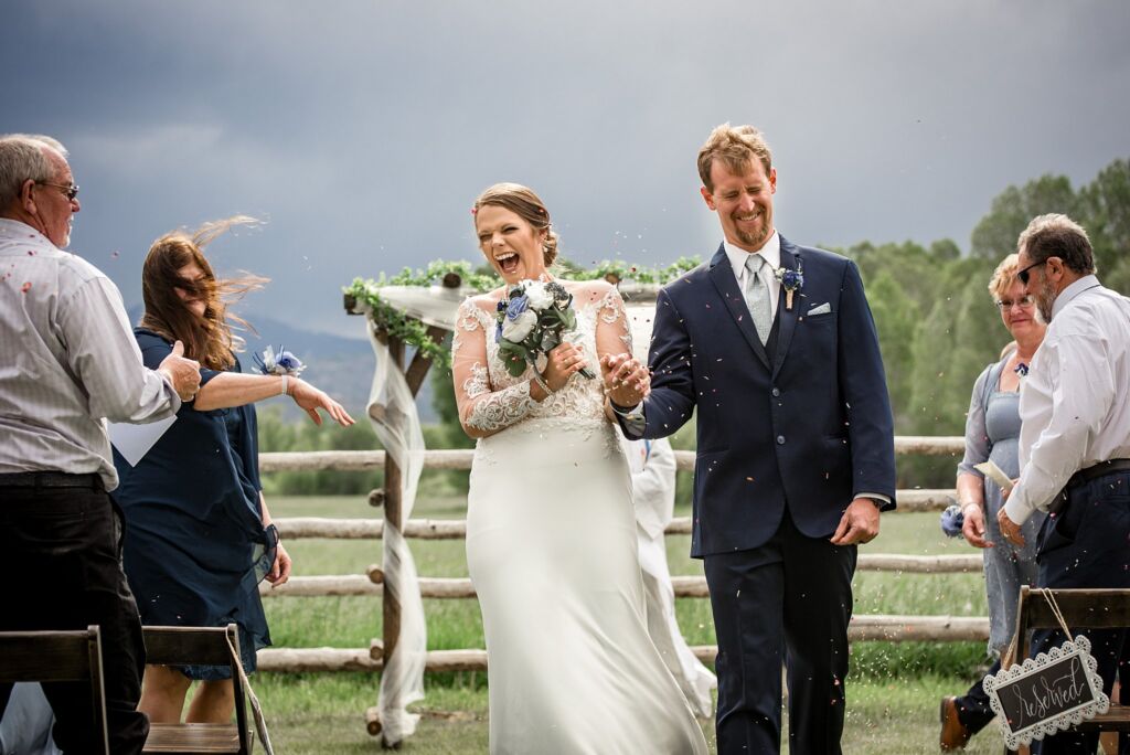 Salida Colorado wedding photographer at Hutchinson Ranch wedding ceremony